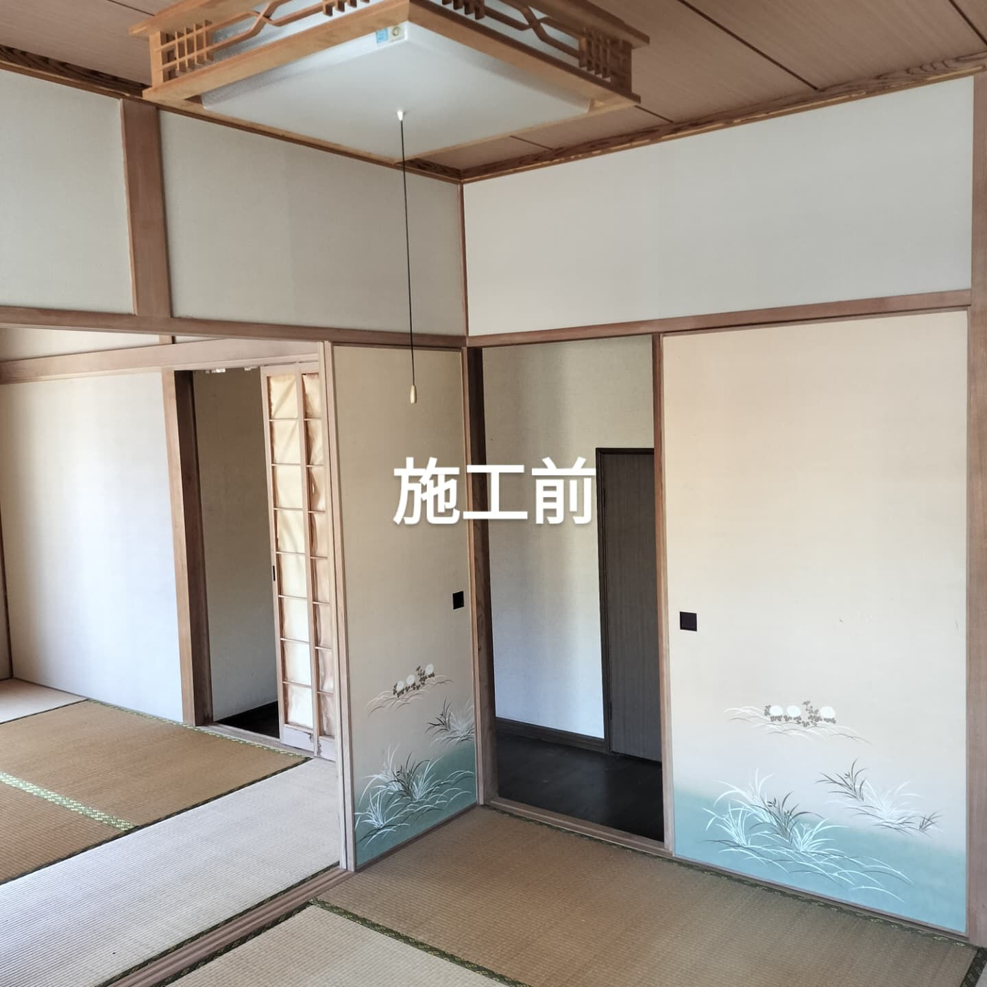 和室の木部塗装が無事に完了しました